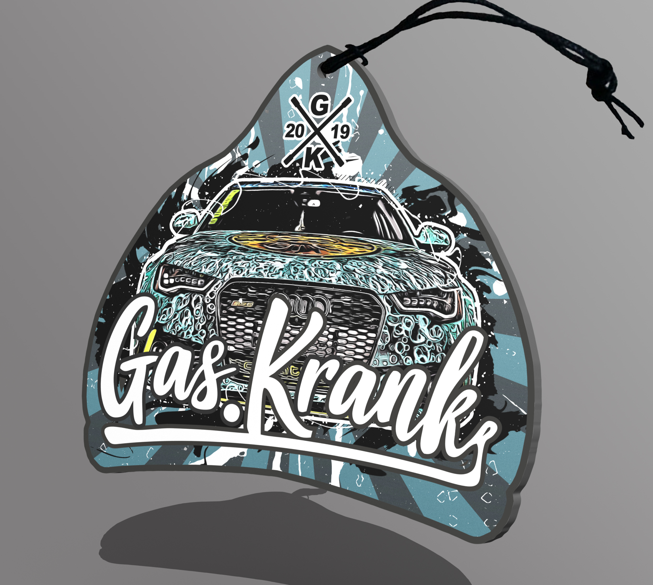 Gaskrank Duftbaum Car Gas.Krank LifestyleWear