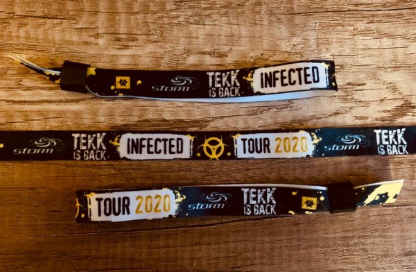 Tekk is Back - Infected Tour 2020 - Stoffbändchen