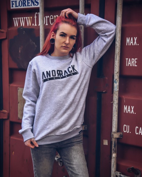 Anorrack - Sweater 3D Print Grau