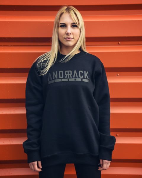 Anorrack - Sweater 3D Print Schwarz